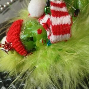 New Born Baby Grinch Christmas Ornament